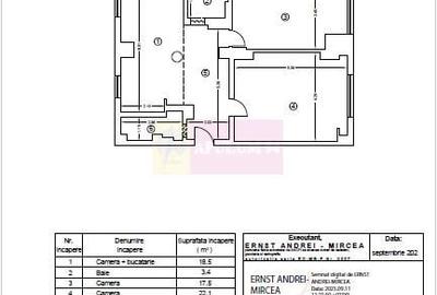 Vanzare apartament de 3 camere in zona Unirii-Goga - 11