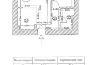 Apartament cu 2 camere semidecomandat, mobilat în Floreasca - 12