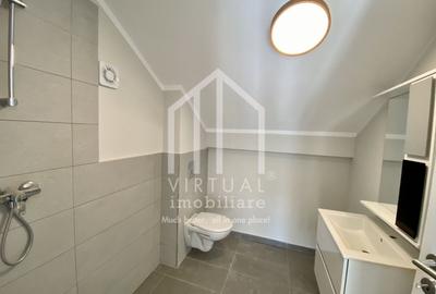 Penthouse cu 5 camere semidecomandat, mobilat în Cristian - 10