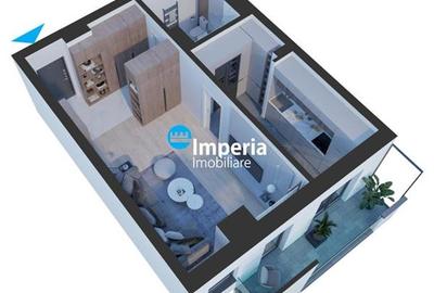 Garsonieră decomandată în Aeroport - 9