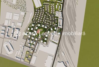 Teren Construcții intravilan de 592 mp, în UTA - 2