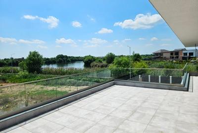 Vila moderna cu piscina Tunari Ilfov foto reale-lacul Pasarea - 15