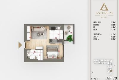 Garsonieră în Theodor Pallady - 2