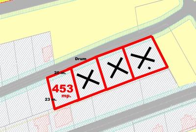 Teren Construcții intravilan de 453 mp, în Micești