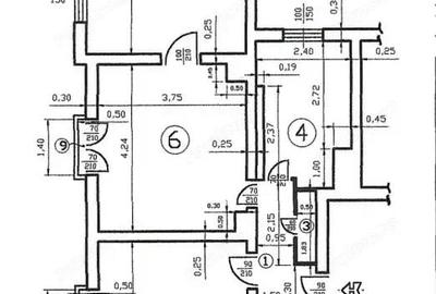 Apartament cu 3 camere semidecomandat în P-ța Universității - 2