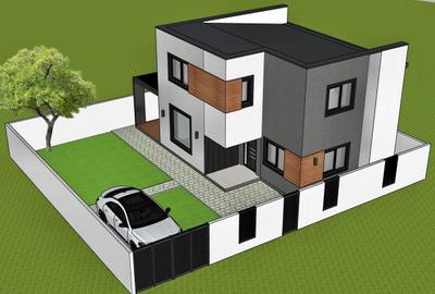 Constructie noua proiect modern finisata complet Sat Costi utilitati - 2