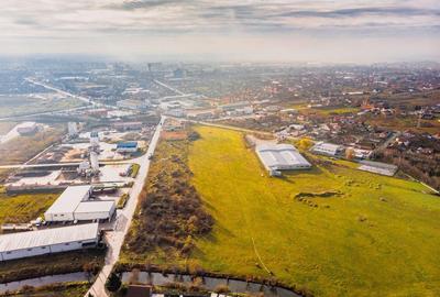 Teren industrial cu PUZ - 973mp - 2