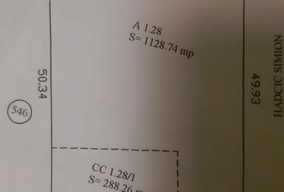 Teren de 1417 mp, în Central - 1