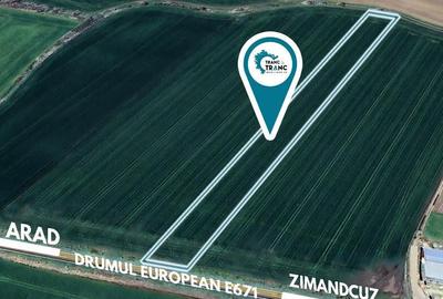 Teren agricol cu front stradal de 25 ml la E671 in Zimandcuz - 1