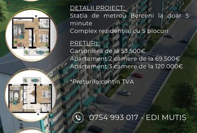 Apartament cu 2 camere decomandat în Sud