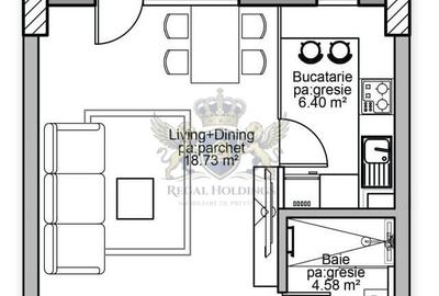 Garsonieră decomandată în Tractorul - 3