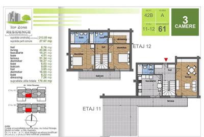 Apartament cu 3 camere în Titan - 17