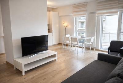 Apartament cu 2 camere semidecomandat, mobilat în Pipera