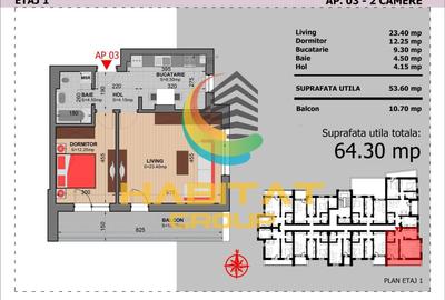 Apartament cu 2 camere decomandat în Berceni - 2