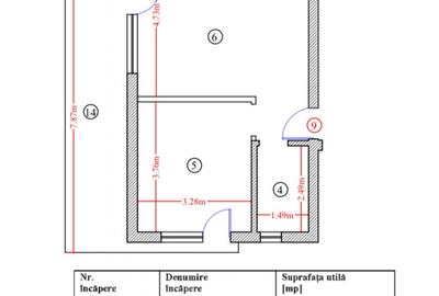 Apartament cu 2 camere decomandat în Nord - 18