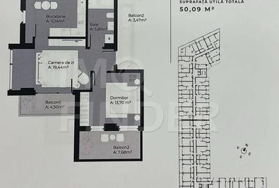 Vanzare apartament 2 camere, zona Soporului/Gheorgheni, imobil nou - 1