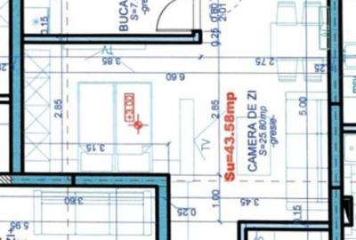 Apartament 1 camera,43,58 mp utili, Calea Aradului-TVA 9% - 1
