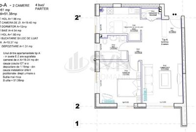 REA1005676 2 camere  PROIECT NOU CARTIERUL FRANCEZ - 10