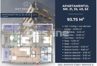 Apartament cu 3 camere decomandat în Cornitoiu - 3
