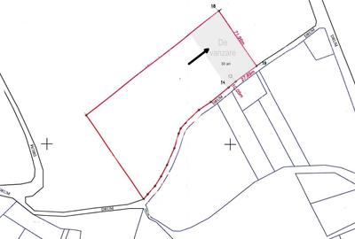 Teren agricol extravilan de 3000 mp, în Nord-Vest - 3