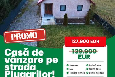 Casă cu 3 camere cu Teren 840 Mp în Periferie