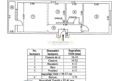 Apartament cu 2 camere semidecomandat, mobilat în Berceni - 9