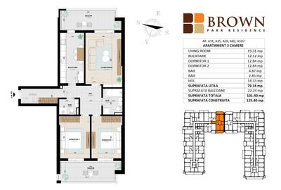 Apartament spectaculos si generos, cu 3 camere, Bd.Metalurgiei, Sector 4 - 12