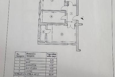 Apartament cu 2 camere decomandat, mobilat în Central - 16
