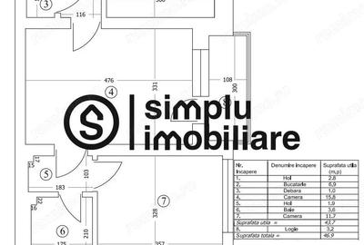 Apartament cu 2 camere semidecomandat în Central - 5