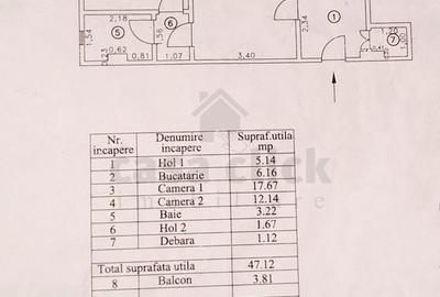 Oportunitate de renovare – apartament 2 camere, baie cu geam - 1