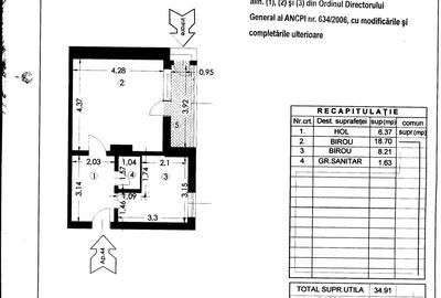 Garsonieră decomandată în Tudor Vladimirescu