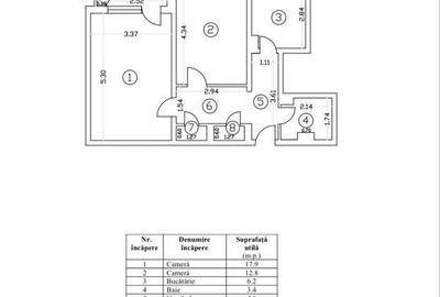 Apartament cu 2 camere decomandat în Baba Novac - 1