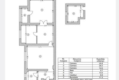 Apartament cu 3 camere semidecomandat în Cotroceni - 21