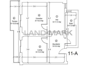 Apartament cu 2 camere decomandat în Ghiroda