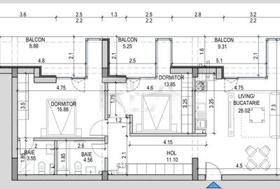 3 camere in Pipera langa Școala Americana - 7