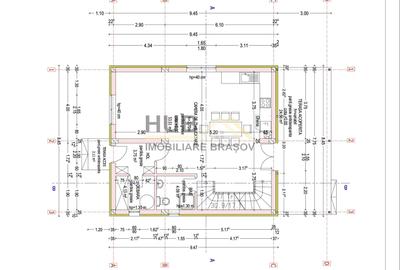 Casă individuală cu 4 camere cu Canalizare în Sânpetru - 13