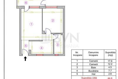 Apartament cu 2 camere semidecomandat, mobilat în Ferdinand - 10
