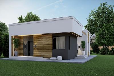Casa individuala - 3 dormitoare -110 mp utili - 412 mp teren - 3