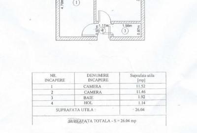 Garsoniera dubla situata in zona Tomis Nord - Tic Tac