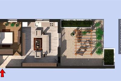 Penthouse cu 2 camere decomandat în Ghencea - 3