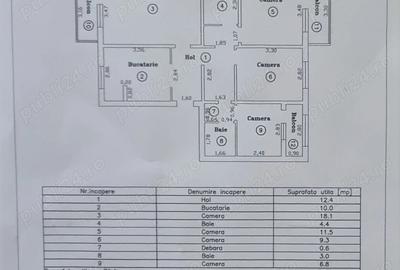 DE LA PROPRIETAR - Apartament 4 camere, 85.5 m2 construit, zona Calea Aradului + 3 balcoane si boxa - 10
