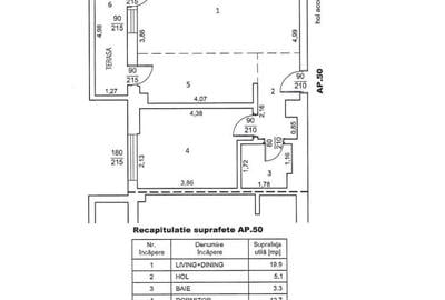 Apartament cu 2 camere decomandat în Vest