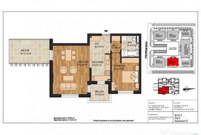 Apartament cu 2 camere decomandat în Tractorul - 6
