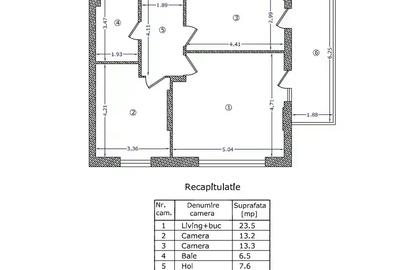 Apartament cu 3 camere decomandat în Nord - 13