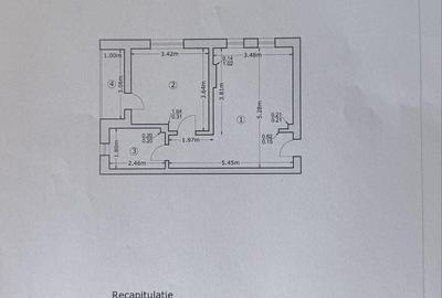 Apartament cu 2 camere semidecomandat în Central - 3