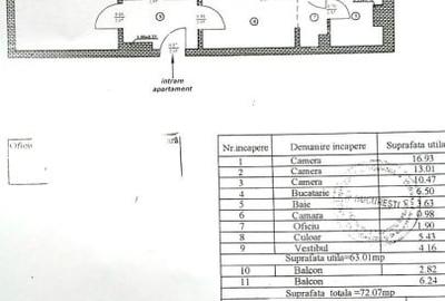 APARTAMENT 3 CAMERE -ETAJ 4 - METROU GORJULUI - 8