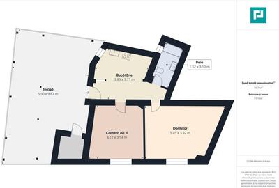 Casa la cheie cu 2 camere ?i curte - 3