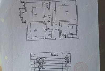Apartament 3 camere de vanzare in zona Doamna Ghica (str. Pancota nr 3), etaj 1 din 8, 78mp - 2