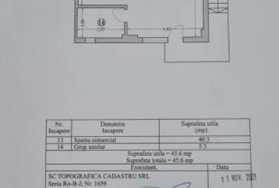 Spațiu comercial, de 45.599998474121 mp, în Nord - 11