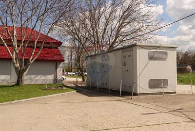 Hale + birouri, teren 5900 mp, 32 m la DN5, fotovoltaice, Giurgiu - 3